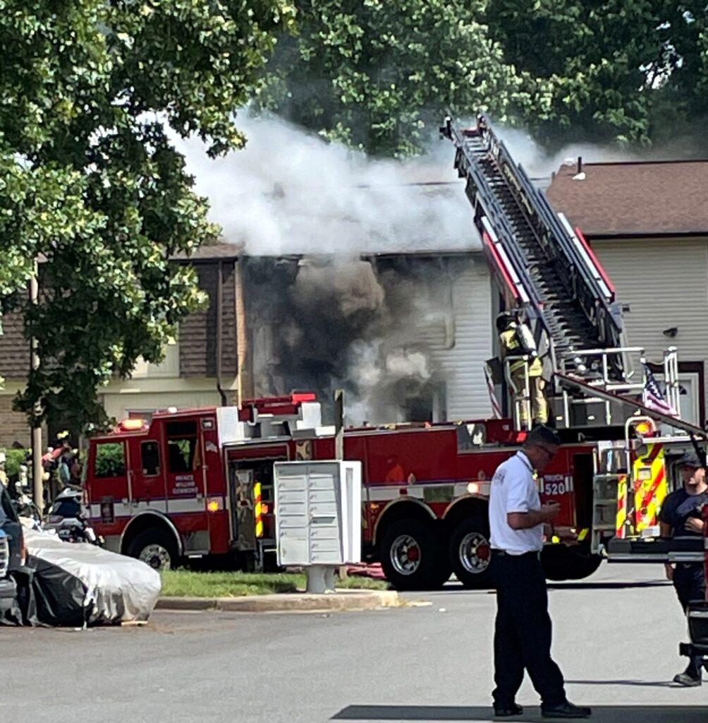 Combustible Materials Near a Burning Stovetop Causes House Fire